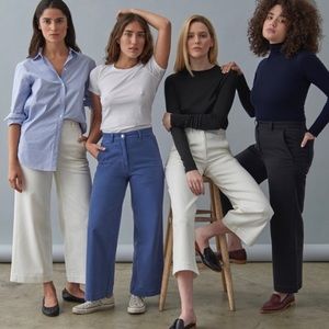 Everlane Wide Leg Crop - Camel